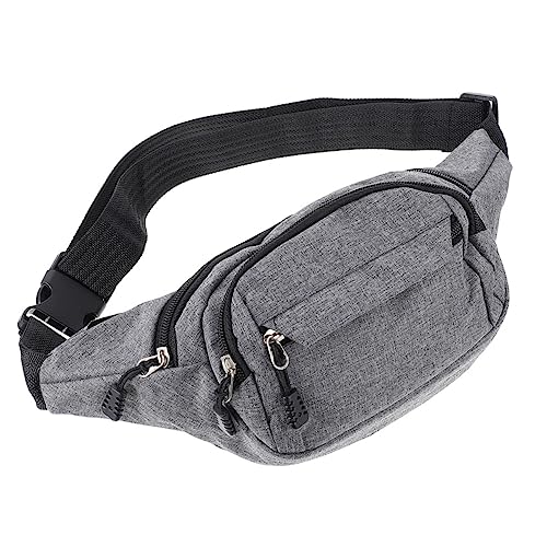 Milisten 2Stücke Multifunktionale Taillenbeutel wasserdichte Oxford Sporttaschen für Herren Leichte Umhängetasche für Outdoor Aktivitäten Schule und Lösung von Milisten