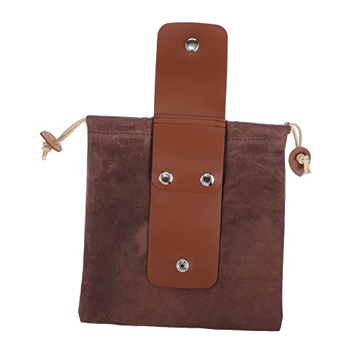 Milisten 3 STK Kommissioniertasche Pilzjagdtasche Taschen-Organizer-Beutel werkzeugtasche Futterbeutel Taille hängende Tasche draussen Obstbeutel Canvas-Gürtel Gürteltasche Suite Leinwand von Milisten