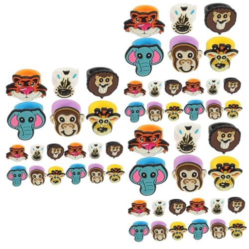 Milisten 3 Sätze Chunky Tier Ringe Süße Waldtiere Finger Ringe Für Partys Hochzeiten Geschenktüten Und Mehr Party Goodies Und Dekoration Für Verschiedene Anlässe 25 Stück * 3 von Milisten