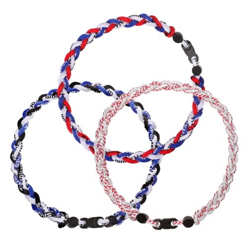 Milisten 3stücke Baseball-halsketten Geflochten Aus Seil Für Herren Sportler Halskette in Verschiedenen Farben Als Dekoratives Männerschmuck Accessoire Für Baseball-fans Milisten 3stücke Baseball-halsketten Geflochten Aus Seil Für Herren Sportler Halskette in Verschiedenen Farben Als Dekoratives Männerschmuck Accessoire Für Baseball-fans von Milisten