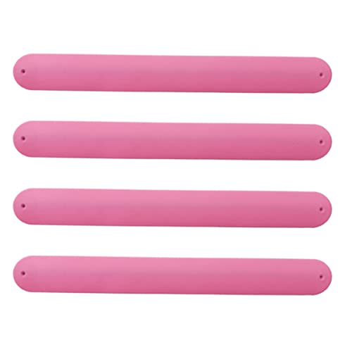 Milisten 4stücke Silikon Schlagarmbänder Farbige Slap Armbänder Diy Schnapparmbänder Party Zubehör Für Junge Mädchen Und Jugendliche von Milisten