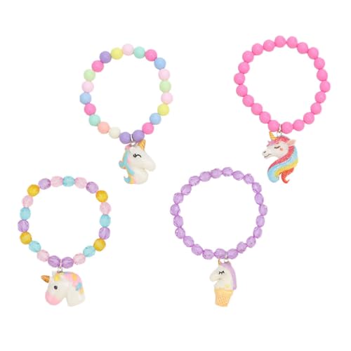 Milisten 4 Stück Einhorn Armbänder für Kinder Bunte Acrylperlen Armband Handgelenksdekor für Mädchen für Geburtstagsfeiern und Anlässe Milisten 4 Stück Einhorn Armbänder für Kinder Bunte Acrylperlen Armband Handgelenksdekor für Mädchen für Geburtstagsfeiern und Anlässe von Milisten