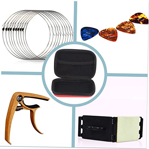 Milisten 4 Stück Teiliges Gitarren Plektrum Aufbewahrungsset mit Reißverschluss Langlebige Pick Organizer Box Stabile und Kompakte Picktasche Bequem Tragbar für Gitarristen Unterwegs Milisten 4 Stück Teiliges Gitarren Plektrum Aufbewahrungsset mit Reißverschluss Langlebige Pick Organizer Box Stabile und Kompakte Picktasche Bequem Tragbar für Gitarristen Unterwegs von Milisten