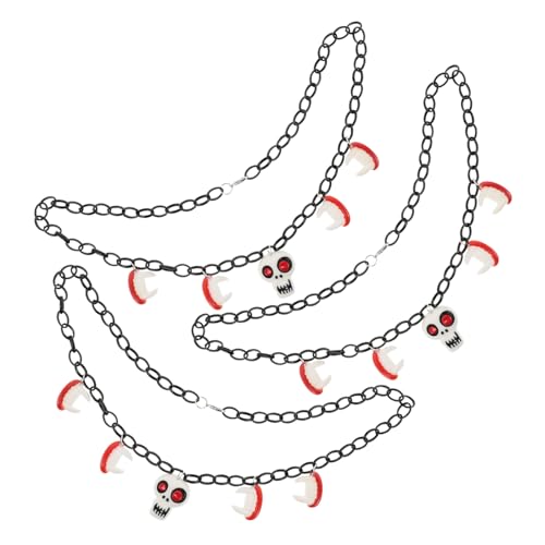 Milisten 4 Stück Teiliges Halloween Skelett Anhänger mit Schädelzahn Charms Gruseliges Party Schmuck Accessoire für Damen Herren Leichtes Robustes Kostüm Zubehör für Bühnenauftritte und von Milisten