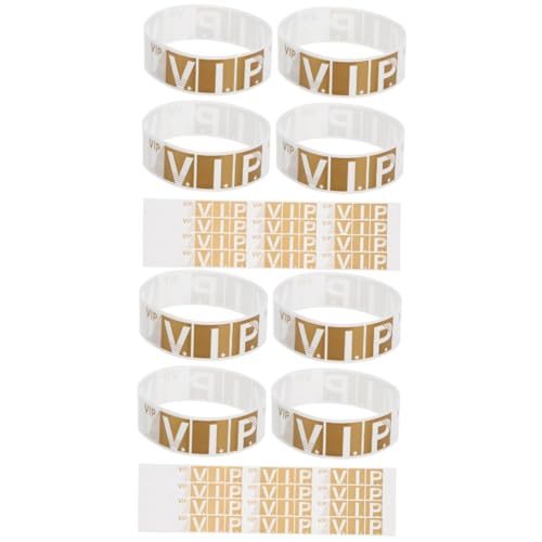 Milisten 400 Stk Party-Armband armbänder für kinder Kinder-Armband Armbänder aus Papier VIP-Event-Armbänder uhrenarmbänder VIP-Armbänder Veranstaltungsarmbänder wasserdicht von Milisten