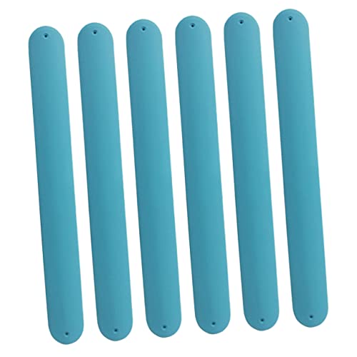 Milisten 6Stücke Silikon Slap Armbänder für Kreatives DIY Malspielzeug Bastelprojekte und für Jungen von Milisten