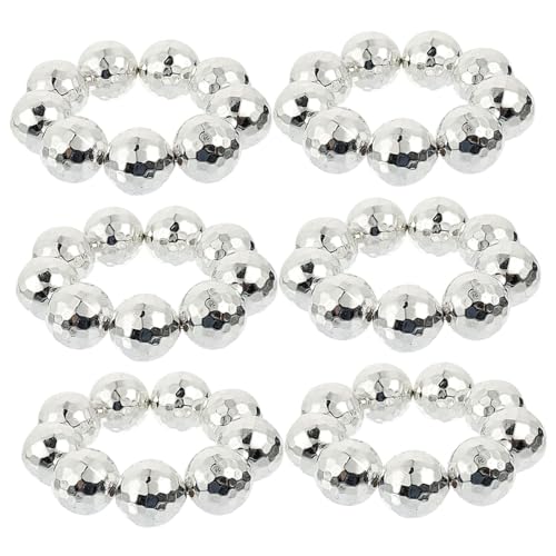 Milisten 6stücke Discokugel Armband Für Frauen Handgelenksdekor Party-handgelenkkette Handgelenkskette Frauenschmuck von Milisten