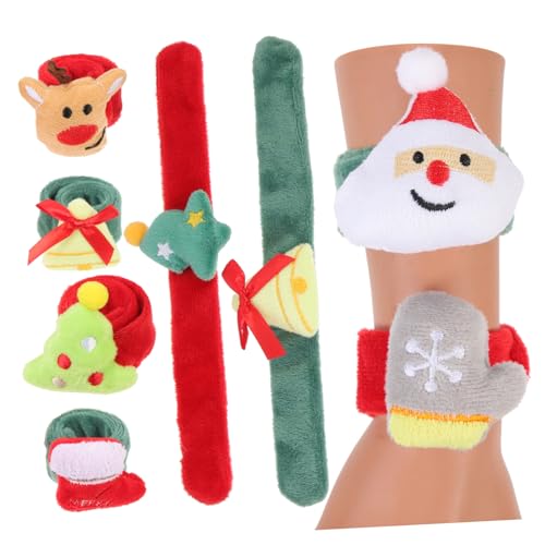 Milisten 8 Stück Teiliges Slap Armband für Festival Slap Ringe mit Glatter Oberfläche und Abgerundeten Kanten als Mitgebsel und für Mädchen und Jungen von Milisten