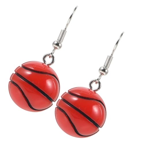 Milisten Sportohrringe Basketball Design Harz Und Metall Ohrschmuck Für Frauen Ohrringe Mit Neuartigem Anhänger Für Party Und Alltag Leicht Und Stabil Tragbar Geschenke Für Freunde Und von Milisten