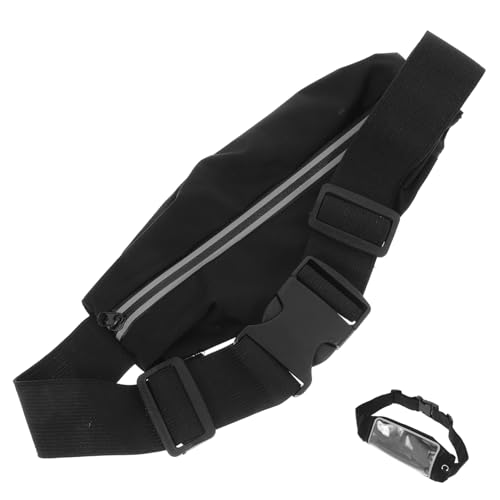 Milisten Bauchtasche Zum Laufen Für Herren Und Damen Outdoor-hüfttasche Mit Verstellbarem Gurt Tragbare Hüfttasche Für Camping Wandern Und Reisen Mit Reflektierenden Streifen Für von Milisten