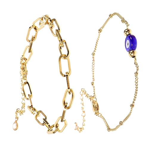 Milisten Einstellbares Evil Eye Armband Damen Schmuck Böser Blick Charme Leichtes Handgelenk Accessoire Geschenkidee von Milisten