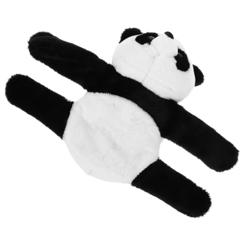 Milisten Plüsch Panda Schlagarmband für Kinder Tiermotiv Armband zur Dekoration Partyzubehör für Dschungeltier Geburtstagspartys Weiches und Slap Band mit Gefülltem Stofftier von Milisten