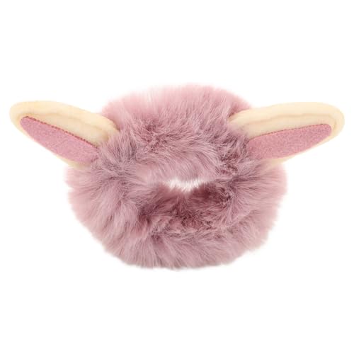 Milisten Flauschige Kunstfell-haargummis Mit Bommeln Für Mädchen Süße Pferdeschwanzhalter Ballett-haarschmuck Aus Pelz von Milisten