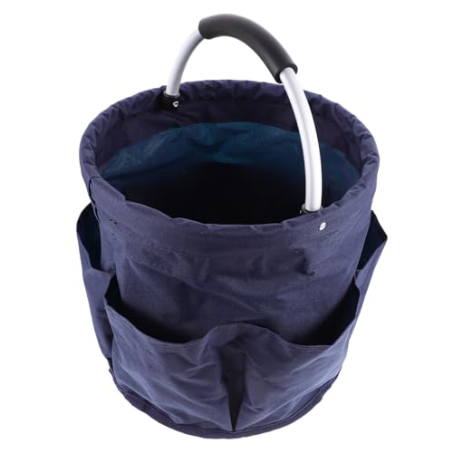 Milisten Gartenwerkzeug-Organizer Gartenbedarfstasche Tragetasche Aus Segeltuch Leicht Zugänglich Wasserdicht Zufällige Farbe von Milisten