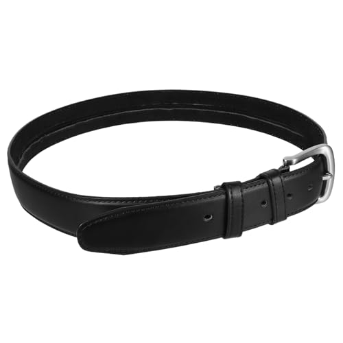 Milisten Geldgürtel Mit Versteckter Geldtasche Reisegeldgürtel Aus Pu Mit Reißverschluss Verstellbarer Taillengürtel Für Herren Schwarz von Milisten