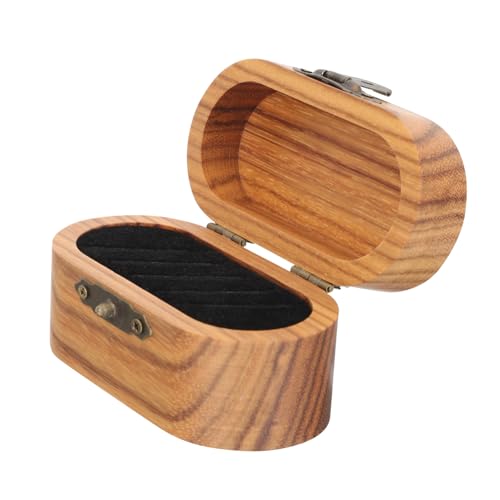 Milisten Holz-Gitarren-plektren Aufbewahrungsbox Tragbare Organizer-Box Aus Massivem Holz Für Schutz Von Gitarren-Picks Für Reisen Und Konzerte von Milisten