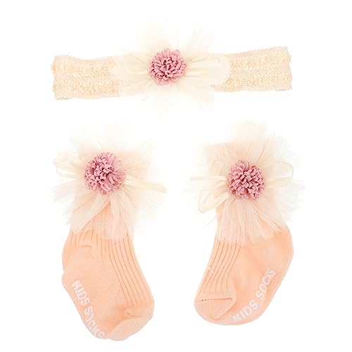 Milisten Junge Mädchen Haarschmuck Mit Stirnband Und Socken Niedliche Geschenkidee Für Neugeborene Bequeme Accessoires Für Mädchen Shower Und Fotoshootings Milisten Junge Mädchen Haarschmuck Mit Stirnband Und Socken Niedliche Geschenkidee Für Neugeborene Bequeme Accessoires Für Mädchen Shower Und Fotoshootings von Milisten