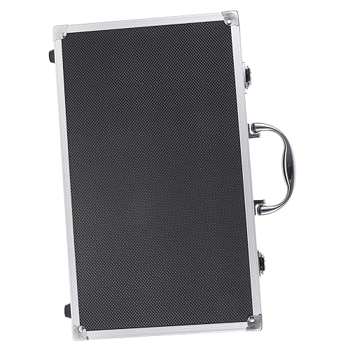 Milisten Handliche Mikrofon Für 2 Kabellose Mikrofone Robuster Aluminiumkoffer Für KTV Und DJ Zubehör Mikrofon Schutzbehälter Mikrofon Organizer Box von Milisten