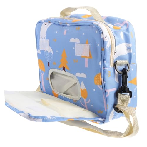 Milisten Multifunktionale Große Wickeltasche mit Stabilem Schultergurt Tragbarem Organizer und Reißverschluss als Vielseitige Babytasche für Unterwegs und Reisegebrauch von Milisten