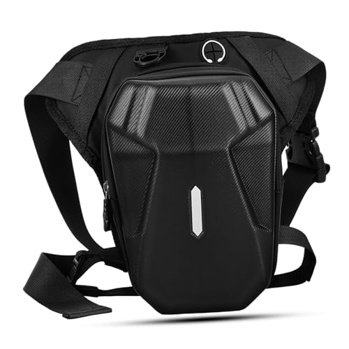 Milisten Beintasche Für Motorrad Herren Oberschenkeltasche Mit Schnellverschlussgurt Wetterfester Werkzeugtasche Für Angeln Wandern Camping Und Outdoor-Reisen von Milisten