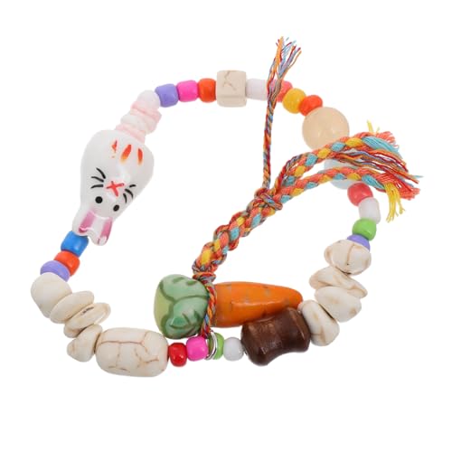 Milisten Osterarmband mit Verstellbarem Bunten Niedliches Kaninchen Design aus Natürlichen und Perfektes Party Zubehör für Frauen und Vielseitig Kombinierbar Milisten Osterarmband mit Verstellbarem Bunten Niedliches Kaninchen Design aus Natürlichen und Perfektes Party Zubehör für Frauen und Vielseitig Kombinierbar von Milisten