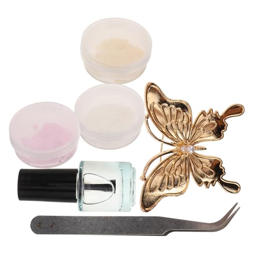 Milisten Perlmutter-Perlenbutterbrosche Schmetterlingsbrosche Broschen für Frauen Strass-Schmetterlings-Brosche Jeansknöpfe für lockere Jeans Kleine Brosche Butterfly DIY -Schmuck Metall Milisten Perlmutter-Perlenbutterbrosche Schmetterlingsbrosche Broschen für Frauen Strass-Schmetterlings-Brosche Jeansknöpfe für lockere Jeans Kleine Brosche Butterfly DIY -Schmuck Metall von Milisten