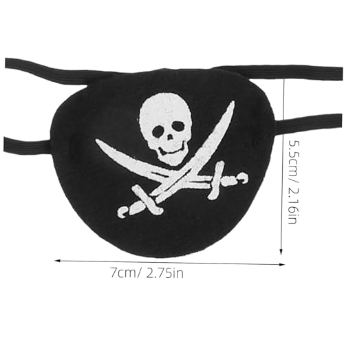Milisten Piratenkostüm Teilig Cosplay Perücke Schnurrbart Augenklappe Halloween Karneval Party Zubehör für Herren Authentisches Leichtes Piraten Accessoire für Kostümdeko von Milisten