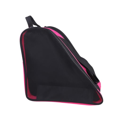 Milisten Rollschuh Tasche Dreieckige Form Hochwertiges Mesh Material Hohe Kapazität Verstellbarer Schultergurt Für Jungen Mädchen Outdoor Sport von Milisten