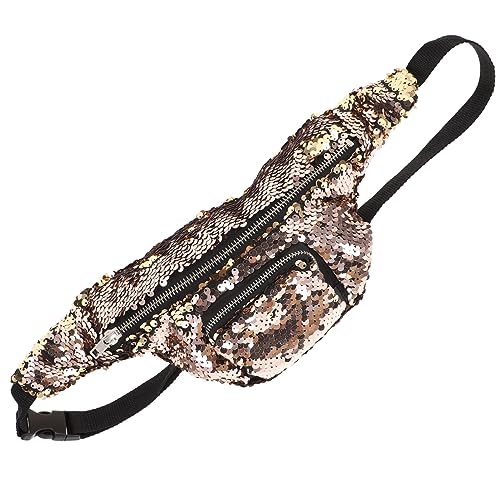 Milisten Schultertasche Mit Pailletten Robust Und Langlebig Mit Verstellbarem Gurt Für Bequemes Tragen Ausreichend Platz Für Visitenkarten Handy Geldbörse Und Kosmetika Für Damen Geschenk f von Milisten