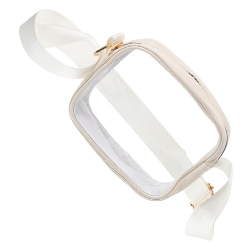 Milisten Transparente Umhängetasche mit Verstellbarem Schulterriemen Klare Crossbody Geldbörse für Damen und Mädchen Kleine Transparente Clutch für Sportveranstaltungen Festivals und von Milisten