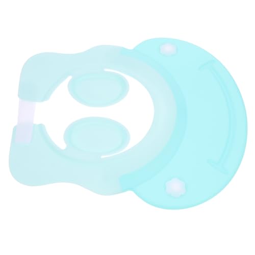 Milisten Verstellbare Duschhaube Weichem Augenschutz und Ohrenschutz Flexibel für Junge Mädchen Shampoo und Badeschutz Blau von Milisten