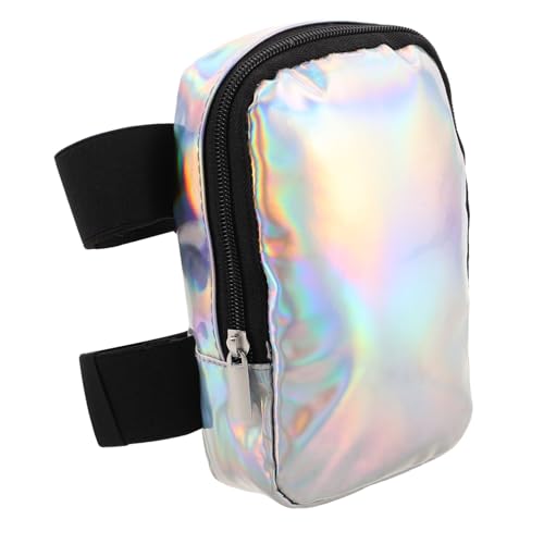 Milisten Wanderbeutel Im Freien Gürteltasche Mit Verlängertem Riemen Bauchtasche Oberschenkel Geldbörse Holographische Reisetasche Verstellbare Oberschenkelbeutel Für Den Outdoor PVC von Milisten
