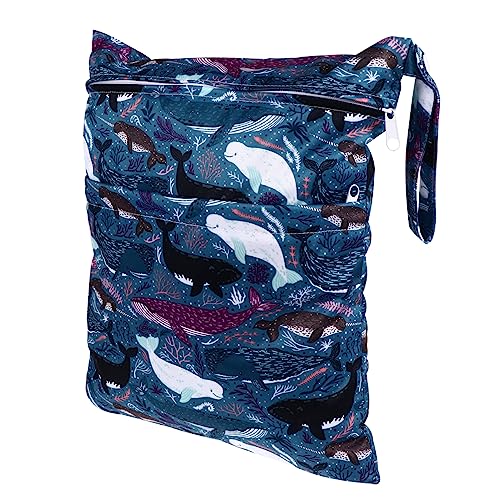 Milisten Wickeltasche für Babys Wiederverwendbare Trockentasche mit Reißverschluss Wasserfest Doppelter Fächer für Unterwegs Strapazierfähiges TPU Material Milisten Wickeltasche für Babys Wiederverwendbare Trockentasche mit Reißverschluss Wasserfest Doppelter Fächer für Unterwegs Strapazierfähiges TPU Material von Milisten
