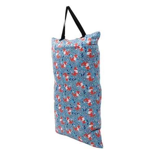 Milisten Wasserdichter Windelbeutel mit Doppelreißverschluss Multifunktionale Wickeltasche für Trockene für Unterwegs Reise Kindergarten Geräumig von Milisten