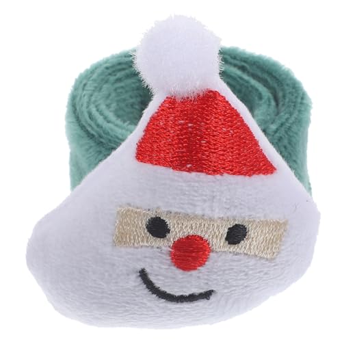 Milisten Weihnachtliches Xmas Slap Bracelet Weiches Material Sicher für Haut Niedlicher Partyspaß als oder Party Mitgebsel für Weihnachtsfeiern und Winterpartys von Milisten