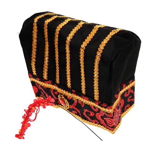 Milisten Zhuge-hut Cosplay- Party-kopfschmuck Cosplay-baumwollmütze Festival Kopfbedeckung -requisite Kopfbedeckung Im Chinesischen Stil Retro-hut-requisite Mode Hut Stoff von Milisten