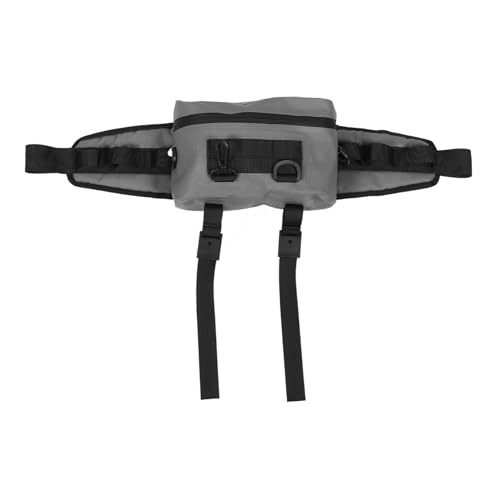 Milisten wasserdichte Angel-Schultertasche Mit Rutenhalter Kleine Hüfttasche Für Fliegenfischen Angeltasche Mit Fächern wasserdichte Gürteltasche Zum Angeln von Milisten