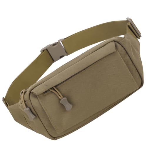 Milisten wasserdichte Bauchtasche mit Verstellbarem Gürtel für Outdoor Sport Handy Umhängetasche Multifunktionale Hüfttasche für Herren und Damen zum Joggen und Wandern von Milisten