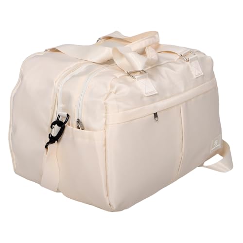 Milisten Sporttasche Mit Trennung Von Trockenem Und Nassem Erweiterbar Für Reisen Und Fitness Großes Hauptfach Aus Oxford-Material Tragbar Für Damen Und Herren von Milisten