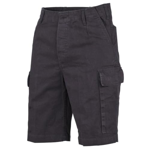 MFH Marke Bundeswehr Shorts schwarz Bermuda robuste Ripstop-Baumwolle, Schwarz , 3XL von Militar