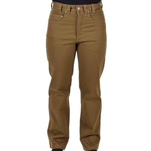 Original Bundeswehr Braun Jeans Hose Polizei Uniform Arbeitskleidung Hose, khaki, 30 W/32 L von Militar