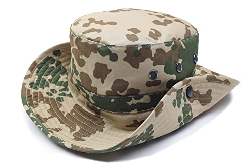 Original Bundeswehr Tropische Tarnung Boonie Hut Camping Jagd Outdoor Cap, mehrfarbig, Einheitsgröße von Militar