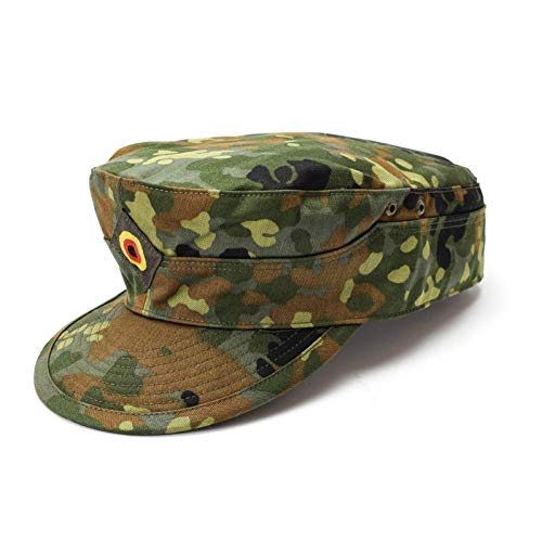 Original Marke Bundeswehr Cap Fleckt-tarn Olive Wüste Camouflage Feld Militär Hut Kampf Original 3 Farben - - large von Militar