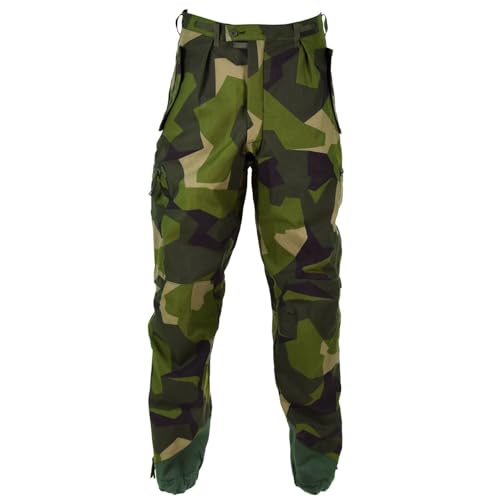 Original Schwedische Armee M90 Pants Splinter Camouflage Feldkampfhose Neu, camouflage, 30W x 35L von Militar