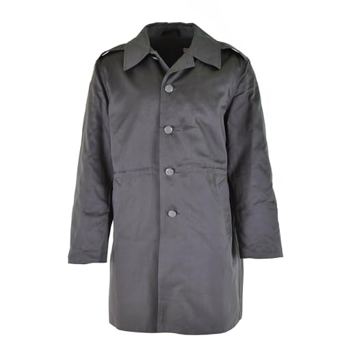 Original dänische Armee Kampfmantel M71 Dänemark Militär Zivilschutz Jacke, grau, Medium 100cm 39.5" inch (100) von Militar