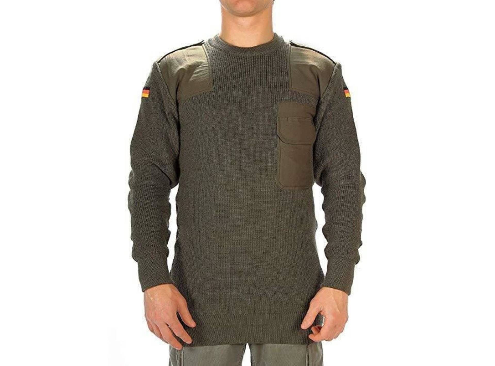 Echtes Bundeswehr Rollkommando Einsatzkommando Pullover Grün Oliv Rollkragen Wolle Neu von MilitarSurplusStore