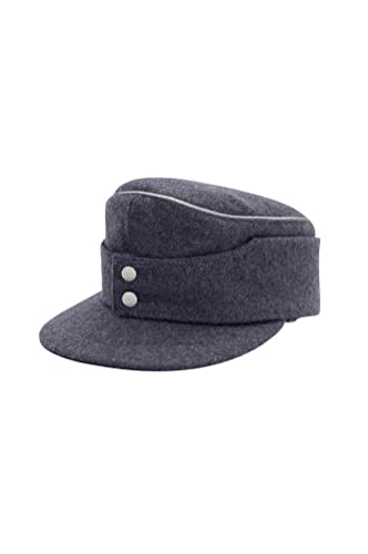 Militaryharbor Luftwaffe Officer Blue Grey Wool M43 Field cap-S (56-57) von Militaryharbor