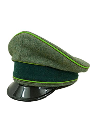 Militaryharbor WW2 German Heer Mountainer officer Wool Visor cap-59 von Militaryharbor