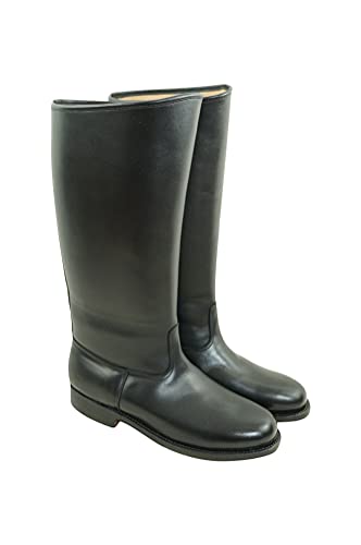 militaryharbor WWII German Officer Jack Boots Marschstiefel, Schwarz , 42 1/3 EU von Militaryharbor