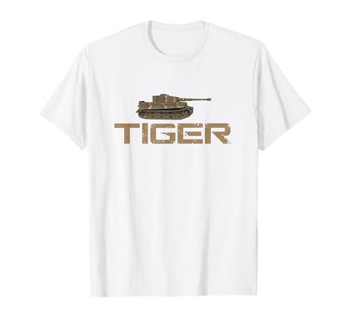 Panzer Tiger Militär Soldaten General Kampffahrzeug Geschenk T-Shirt Panzer Tiger Militär Soldaten General Kampffahrzeug Geschenk T-Shirt von Milizionär Rekrut Streitkraft Armee Geschenke